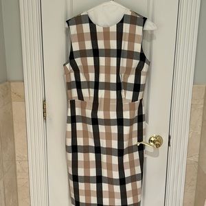 Anne Taylor 4P summer plaid shift dress. Like new